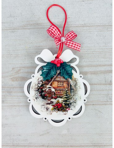 Glob din lemn Craciun