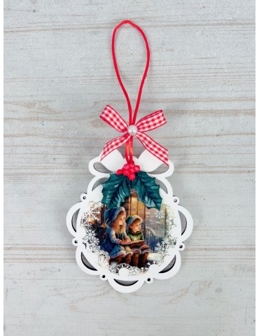 Glob din lemn Craciun