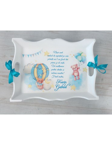 Tavita  cu mesaj multumire...