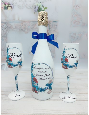 Set sampanie personalizat...