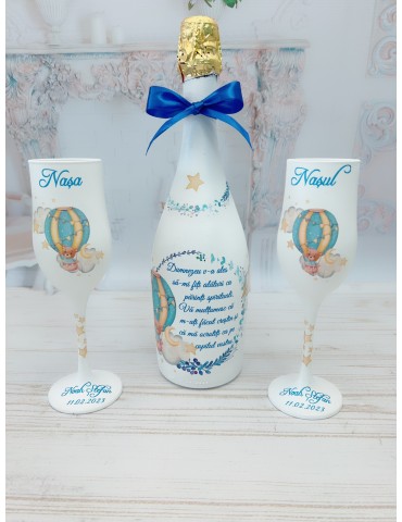 Set sampanie personalizat...