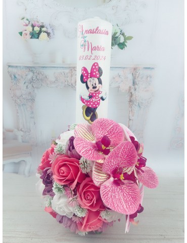 Lumanare Botez Minnie Mouse...