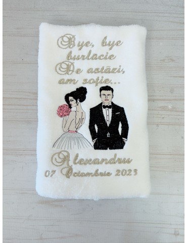 Prosop ginere personalizat bej