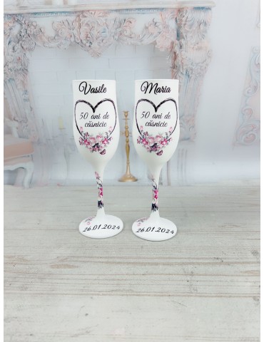 Pahare personalizate nuntă...